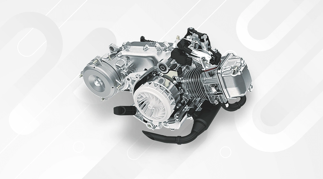 Powerful 125 cc Engine